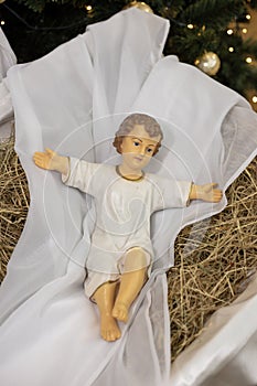 Jesus figurine in the Church of the Holy Trinity, St. Roch