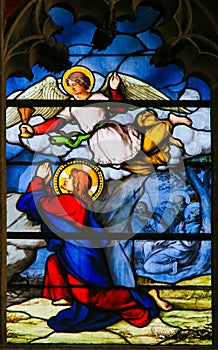 Jesus in the Garden of Gethsemane - Stained Glass