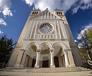 Jesus heart pius church in Pecs, Hungary photo