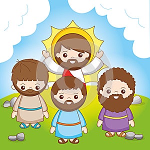 The transfiguration on mount tabor