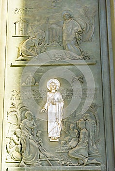 Jesus Holy Door Papal Basilica Paul Beyond Walls Rome Italy