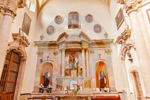 Jesus Monk Nun Statues Basilica Templo De La Compania Guanajuato Mexico photo