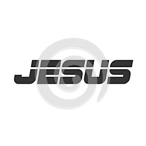 Jesus name Tattoo Design for print