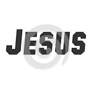 Jesus name Tattoo Design for print