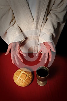 Jesus Offering Communion