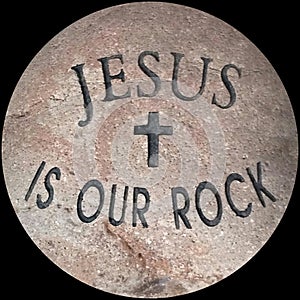 Jesus is our Rock photo