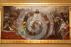 Jesus on Palm Sunday