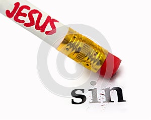 Jesus removes sin photo