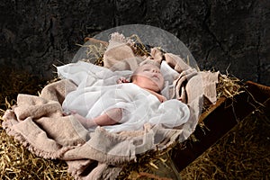 Jesus Resting on Manger