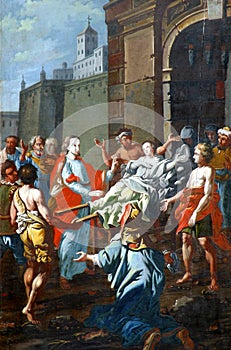 Jesus Revives a Widow Son