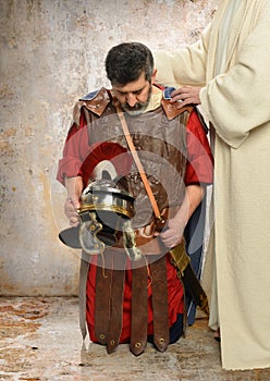 Jesus and Roman Centurion photo
