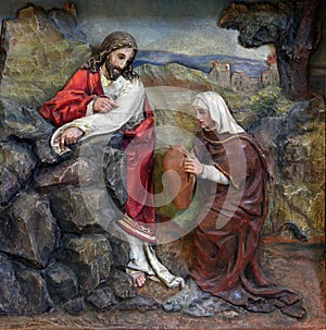 Jesus and the Samaritan woman