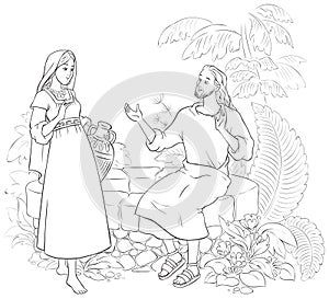 Jesus and the Samaritan Woman at the Well