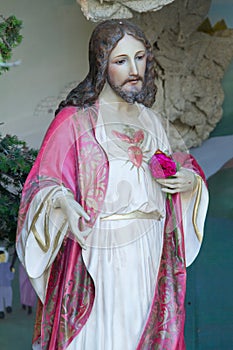 Jesus statue in museum