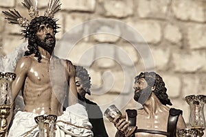 Jesus stripped of his garments, Easter in Seville