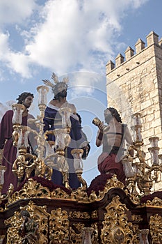 Jesus stripped of his garments, Easter in Seville