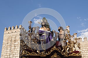 Jesus stripped of his garments, Easter in Seville