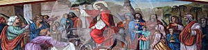 Jesus` Triumphal Entry into Jerusalem photo