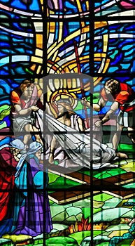 Jesus on the Via Dolorosa - Stained Glass