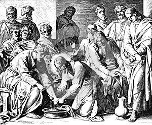 Jesus Washing Disciples' Feet