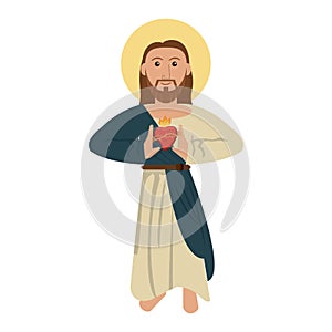 Jesuschrist man cartoon