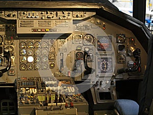 Jet aircraft cockpit Equipment