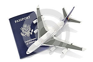 Jet aircraft with passport