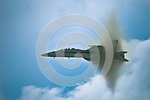 Jet Breaking Sound Barrier