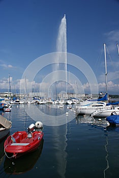 Jet d'eau in Geneve photo