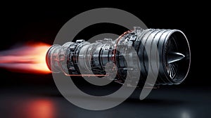 Jet Engine with Afterburner