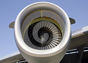 jet engine closeup