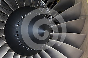 Jet engine passenger plane