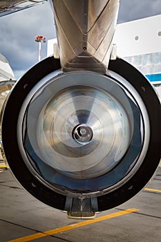 Jet engine passenger plane