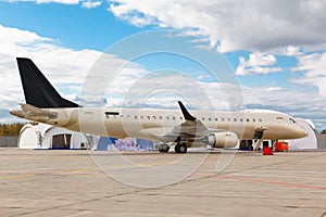 Jet engine passenger plane