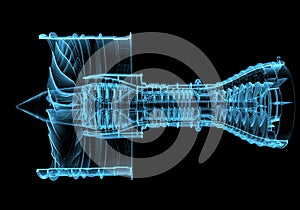 Jet engine turbine