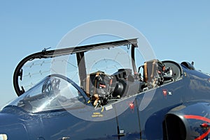Jet fighter cockpit