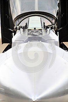 Jet fighter cockpit