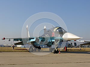 Jet fighter Su-34