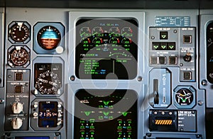 Jet instrument panel
