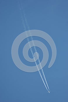 Jet Plane and Vapour photo