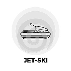 Jet-Ski Line Icon