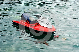 Jet ski on the sea