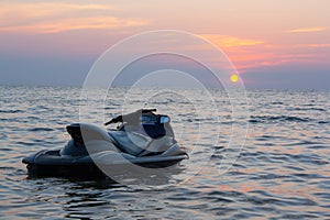 Jet Ski and the Sunset