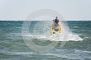 Jet skiing