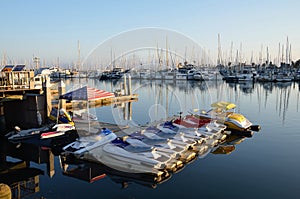 Jet Skis in Marina