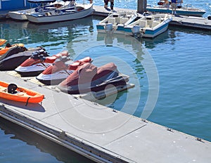 Jet Skis at the Marina