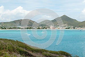 Jet Skis Race in Sint Maarten's Martin's Divi Bay