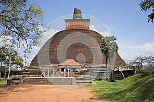 Jetavana Dagoba in Anuradhapura. Sri Lanka