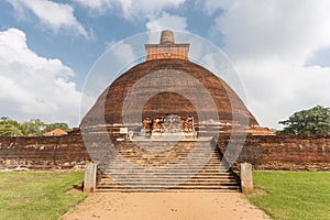 Jetavana Dagoba landmark of Anuradhapura, Sri Lanka, Asia.