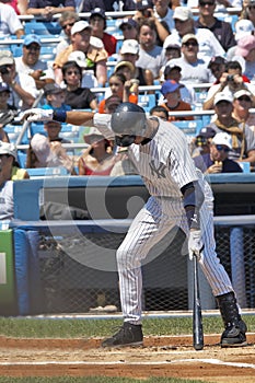 Jeter At Bat
